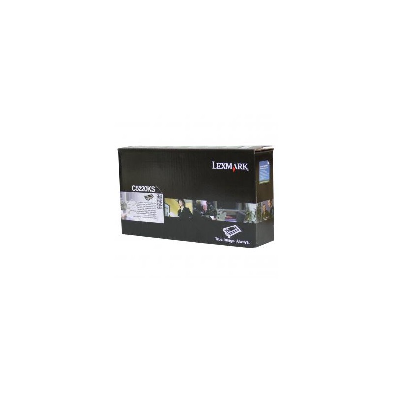 Lexmark oryginalny toner C5220KS, black, 4000s, return