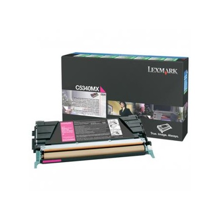 Lexmark oryginalny toner C5340MX, magenta, 7000s, return