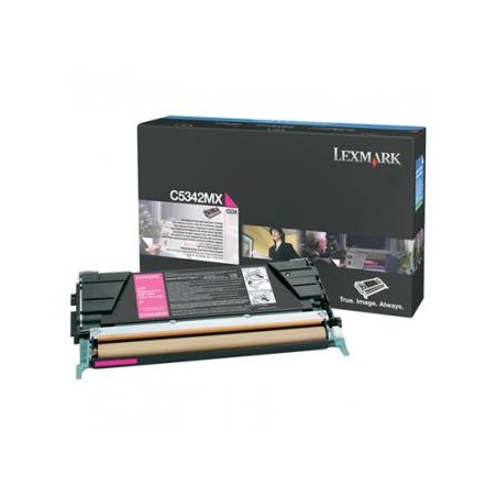 Lexmark oryginalny toner C5342MX, magenta, 7000s