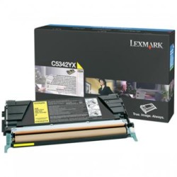 Lexmark oryginalny toner C5342YX, yellow, 7000s