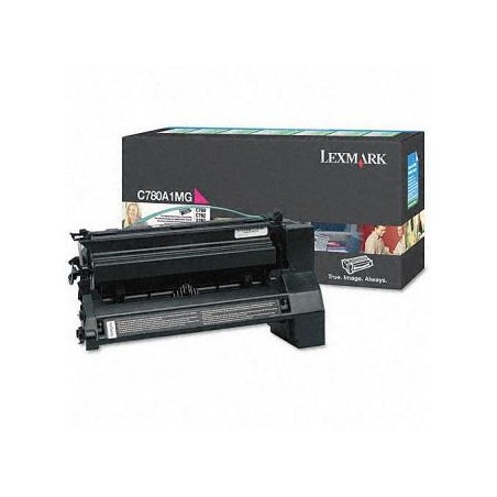 Lexmark oryginalny toner C780A1MG, magenta, 6000s, return