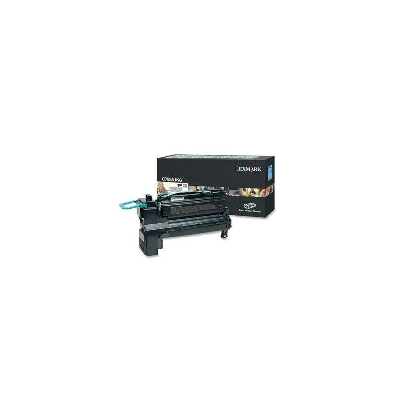 Lexmark oryginalny toner C792A1KG, black, 6000s
