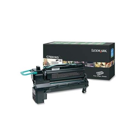 Lexmark oryginalny toner C792A1KG, black, 6000s