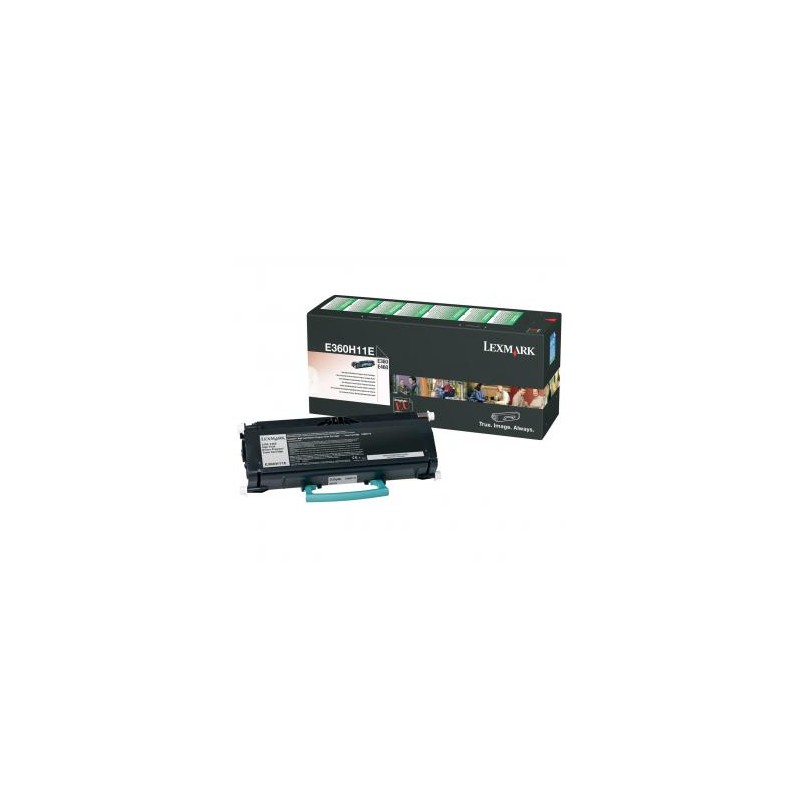 Lexmark oryginalny toner E360H11E, E360H31, black, 9000s, high capacity, return