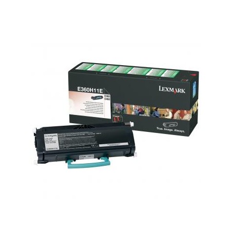 Lexmark oryginalny toner E360H11E, E360H31, black, 9000s, high capacity, return