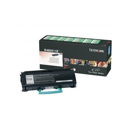Lexmark oryginalny toner E460X11E, black, 15000s, extra duża pojemność, return