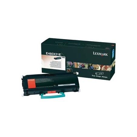 Lexmark oryginalny toner E460X31E, black, 15000s, extra duża pojemność