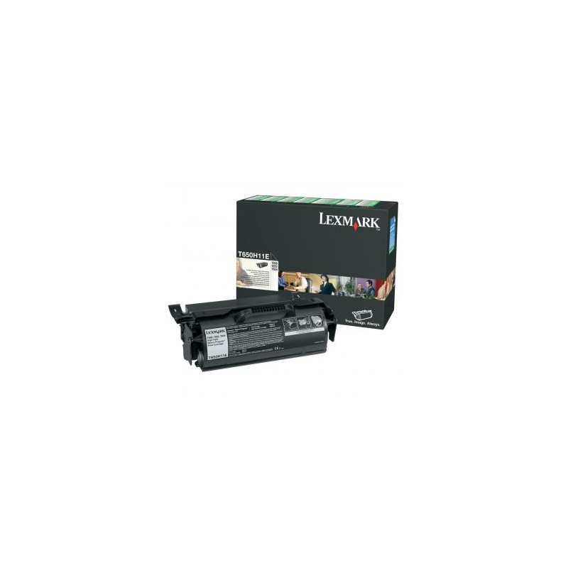 Lexmark oryginalny toner T650H11E, black, 25000s, high capacity, return