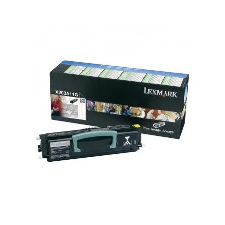 Lexmark oryginalny toner X203A11G, black, 2500s, return