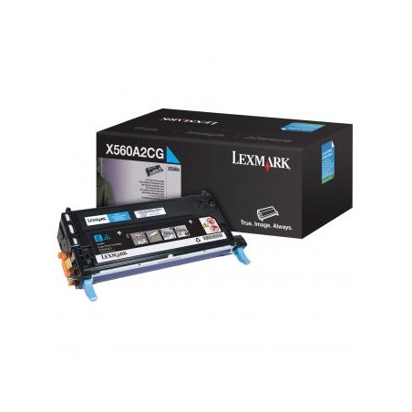 Lexmark oryginalny toner X560A2CG, cyan, 4000s