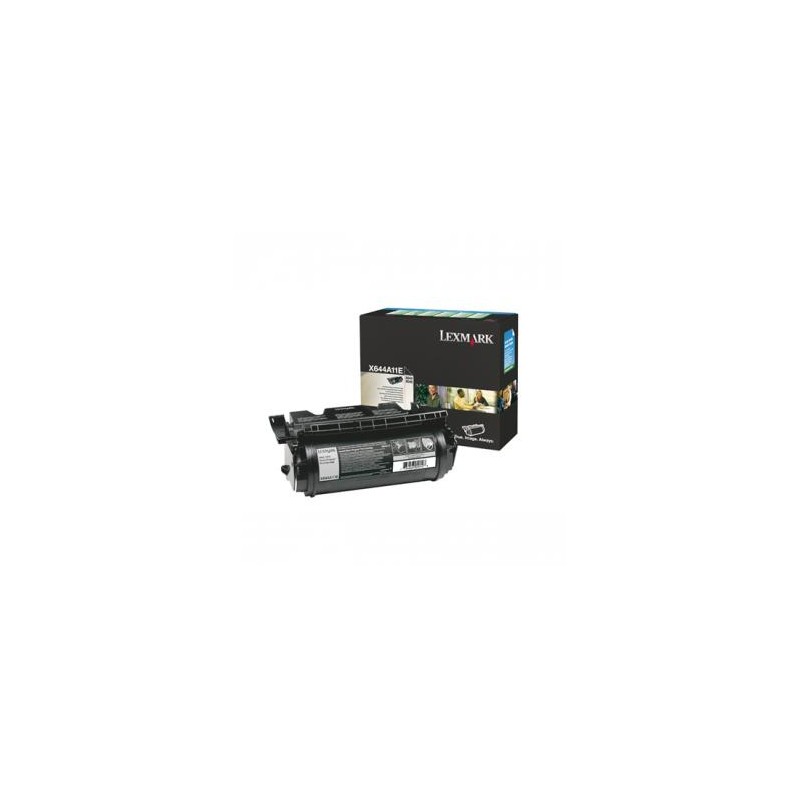 Lexmark oryginalny toner X644A11E, black, 10000s, return