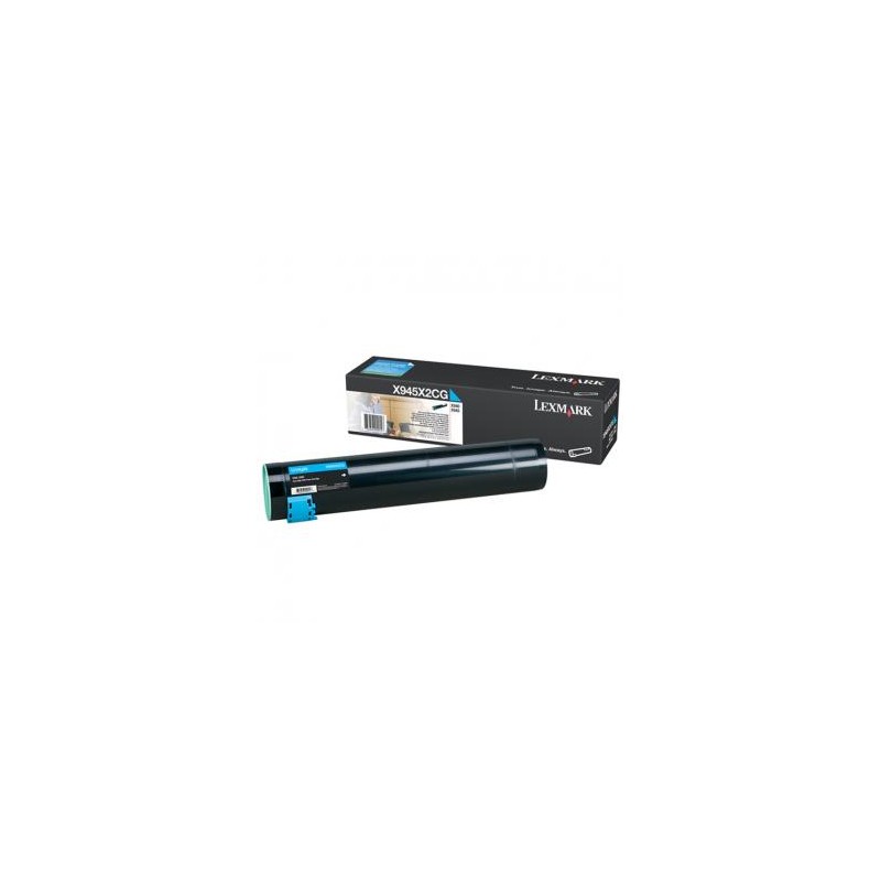 Lexmark oryginalny toner X945X2C, cyan, 22000s