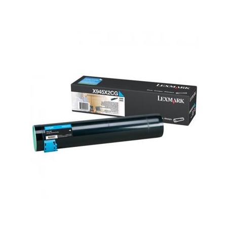 Lexmark oryginalny toner X945X2C, cyan, 22000s