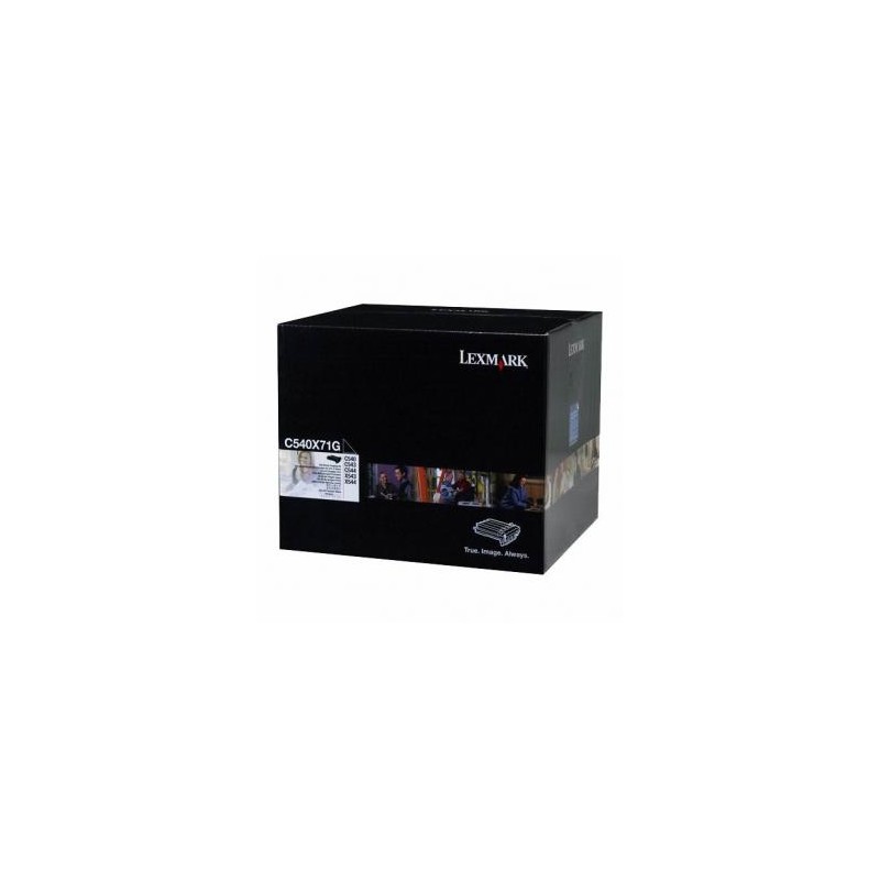 Lexmark oryginalny bęben C540X71G, black, 30000s, unit + czarny developer