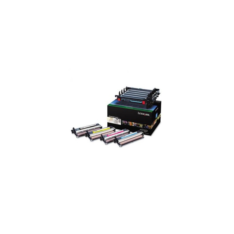 Lexmark oryginalny bęben C540X74G, black/color, 30000s, unit + CMYK developer
