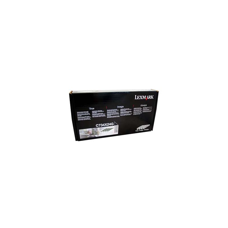 Lexmark oryginalny bęben C734X24G, CMYK, 80000 (4x20000)s, 4 ksks