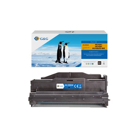 G&G kompatybilny bęben z 44574302, black, 25000s