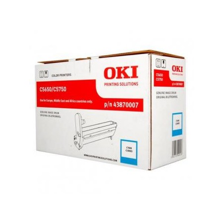 OKI oryginalny bęben 43870007, cyan, 20000s