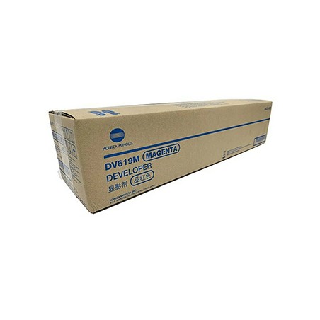 Konica Minolta oryginalny developer A9C80ED, DV-619M, magenta, 600000s