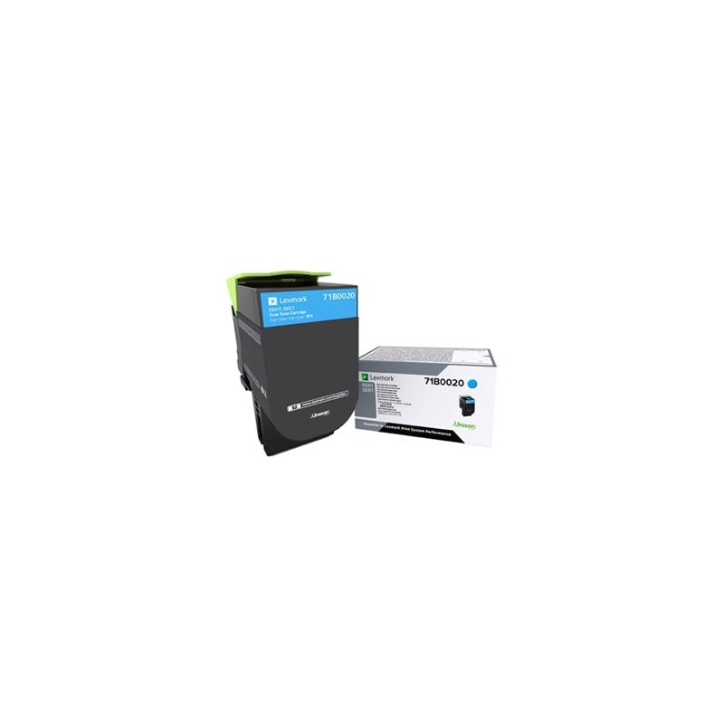 Lexmark oryginalny toner 71B0020, cyan, 2300s, EOL