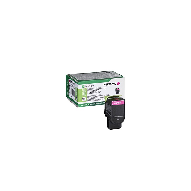 Lexmark oryginalny toner 71B20M0, magenta, 2300s