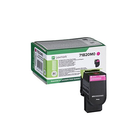 Lexmark oryginalny toner 71B20M0, magenta, 2300s