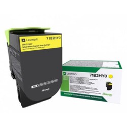 Lexmark oryginalny toner 71B2HY0, yellow, 3500s