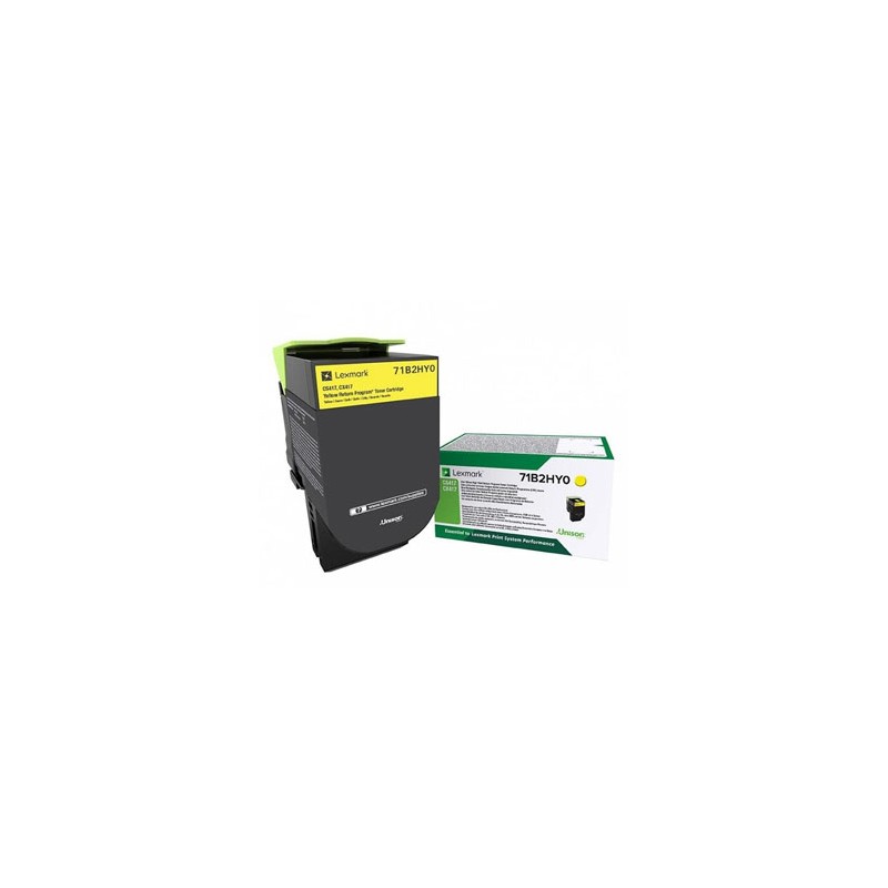 Lexmark oryginalny toner 71B2HY0, yellow, 3500s