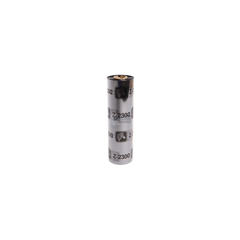 Zebra oryginalny  taśma termotransferowa woskowa, 02300GS11007, black, 110mm*74m, cena za 1 szt opakowanie  12 szt