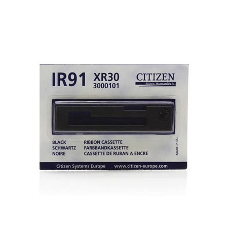 Citizen oryginalny tasma do kas fiskalnych, 3000101, IR 91, czarna, Citizen IR91B, MD910, MD911, IDP3110, IDP3111, CBM900