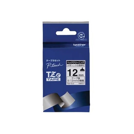 Brother oryginalny kaseta czyszcząca do drukarki etykiet, Brother, TZE-CL3, 8m, 12mm