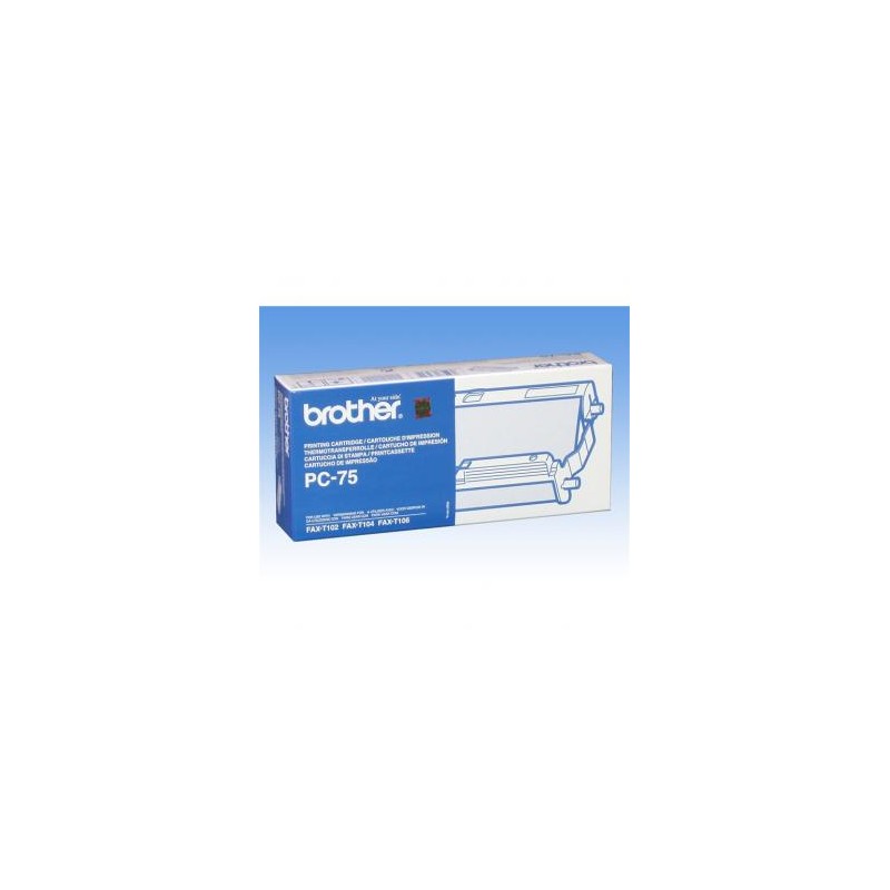Brother oryginalny folia do faxu PC75, 1*140str., Brother Fax T-104, T-106