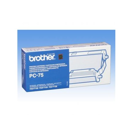 Brother oryginalny folia do faxu PC75, 1*140str., Brother Fax T-104, T-106