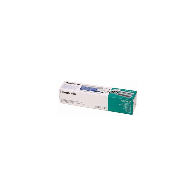 Panasonic oryginalny folia do faxu KX-FA55A, 2*150str., Panasonic Fax KX-FP 82, 80, 81, 85, 86, 150, 155, KX-FM 90