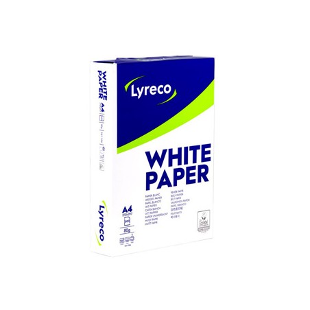 Papier kserograficzny Lyreco, A4, 80 g/m2, biały, 500 arkusza, EOL