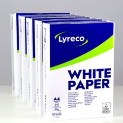 Papier kserograficzny Lyreco, A4, 80 g/m2, biały, 500 arkusza, EOL