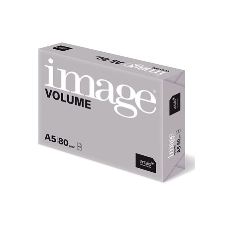 Papier kserograficzny Image, Volume A5, 80 g/m2, biały, 500 arkusza, nadaje się do laser + atram.