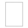 Logo etykiety 210mm x 297mm, A4, matowe, białe, 1 etykieta, 140g/m2, pakowane po 25 szt., do drukarek atramentowych i laserowych