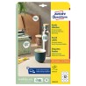 Avery Zweckform etykiety 60mm, A4, białe, 12 etykiety, pakowane po 10 szt., L3416-10, do drukarek laserowych i atramentowych