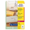 Avery Zweckform etykiety 99.1mm x 42.3mm, przezroczysty, przezroczysta, 12 etykieta, adresowa, pakowane po 25 szt., L4772-25, do