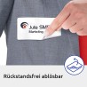 Avery Zweckform Identyfikatory samoprzylepne 80mm x 50mm, A4, białe, 10 etykiety, samoprzylepna/y, pakowane po 20 szt., L4785-20