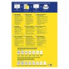 Avery Zweckform etykiety 210mm x 297mm, A4, matowe, białe, 1 etykieta, niezwykle odporne, pakowane po 10 szt., L7917-10, do druk