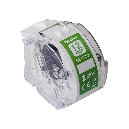 Brother taśma papierowa 12mm x 5m, biała, CZ1002, do drukarki VC-500W