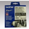 Brother rolka folii 29mm x 15.24m, biała, 1 szt., DK 22211, do drukowania etykiet