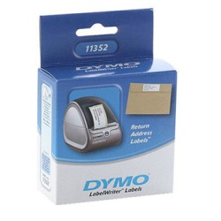 Dymo etykiety papierowe 54mm x 25mm, białe, na adres zwrotny, 500 szt., 11352, S0722520