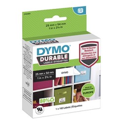 Dymo etykiety polipropylenowe 54mm x 25mm, białe, wielofunkcyjny, 160 szt., 2112283