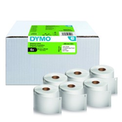 Dymo etykiety papierowe 210mm x 102mm, białe, pod DHL, 6 x 140 szt., 2177565, op. 6 rolek, cena za 1 szt