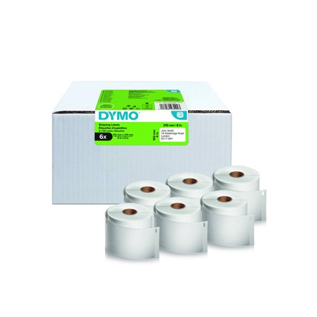 Dymo etykiety papierowe 210mm x 102mm, białe, pod DHL, 6 x 140 szt., 2177565, op. 6 rolek, cena za 1 szt