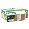 Dymo etykiety papierowe 159mm x 104mm, białe, duże, 6 x 220 szt., 2238107, op. 6 rolek, cena za 1 szt