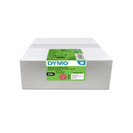 Dymo etykiety papierowe 101mm x 54mm, białe, adresowe, 24 x 220 szt., 2223588, op. 24 rolki, cena za 1 szt